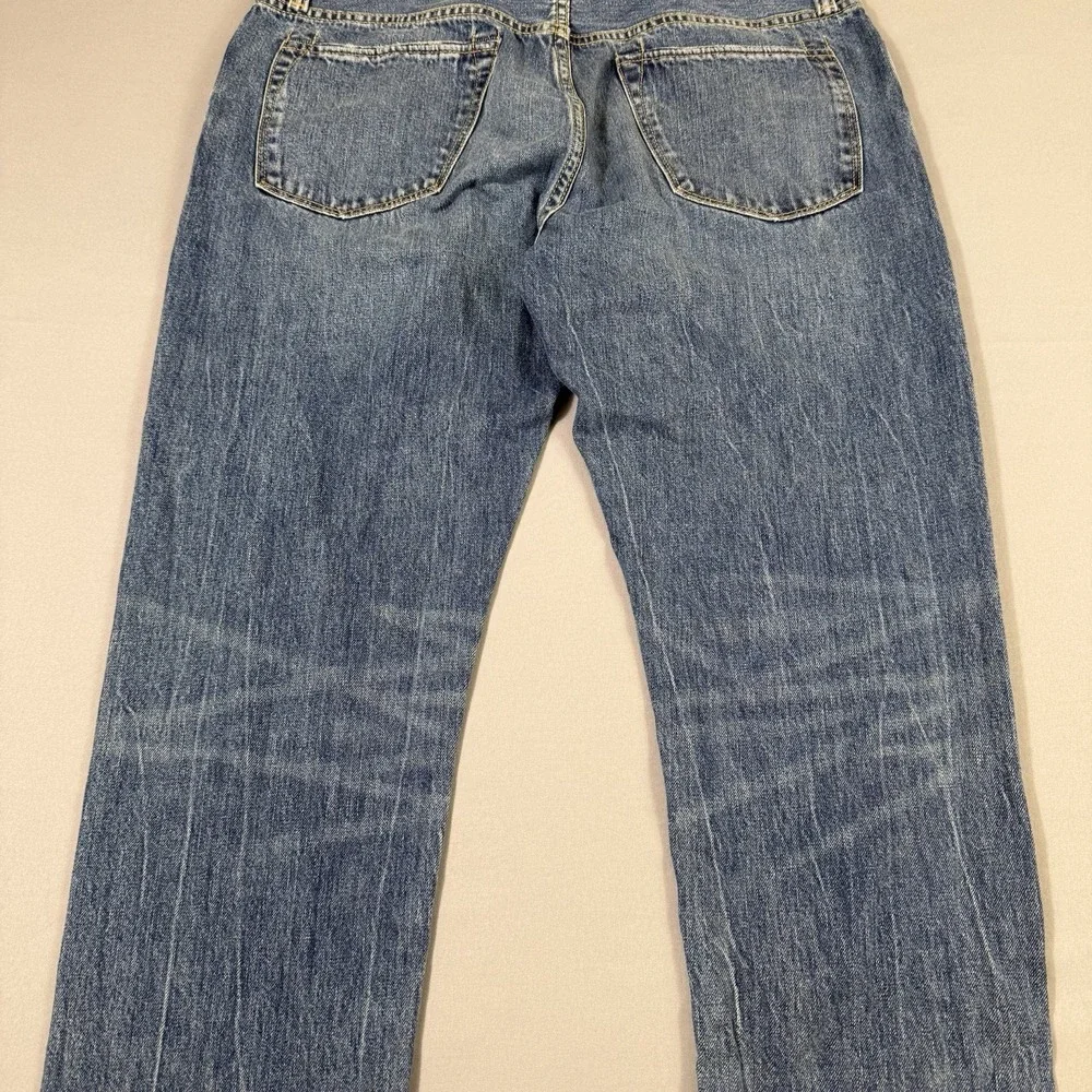 Todd Snyder Selvedge Jeans Mens 33x32 Slim Fit Light Wash Button Fly 12.5 Oz EUC